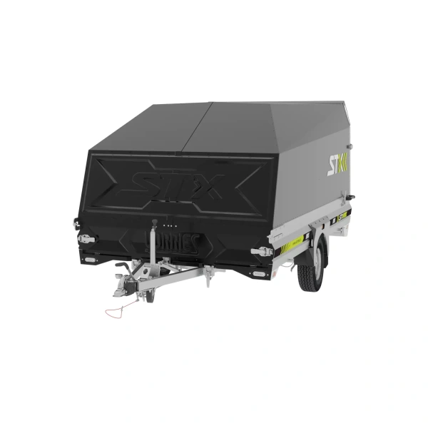 LORRIES Przyczepa burtowa z zabudową aluminiową STX395i